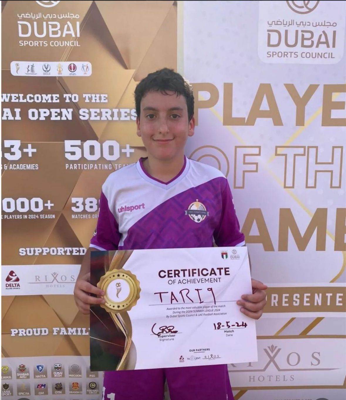 Player of the Match — DOFA Summer League